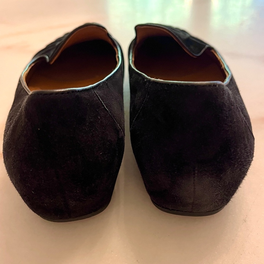 Earthies Zuma Suede Smoking Slippers Loafers Moccasin in Black Sz 10 - Picture 8 of 15